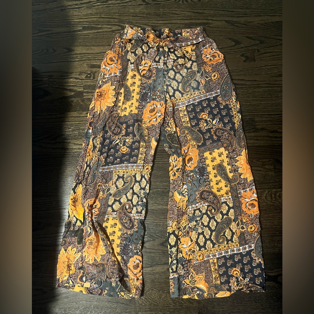 Bohemian Wide Leg Pants